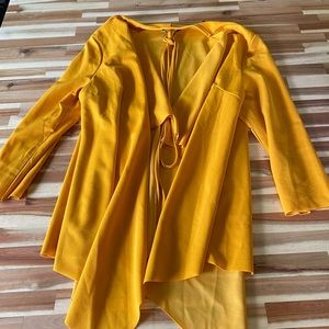 NWOT Yellow Cardigan